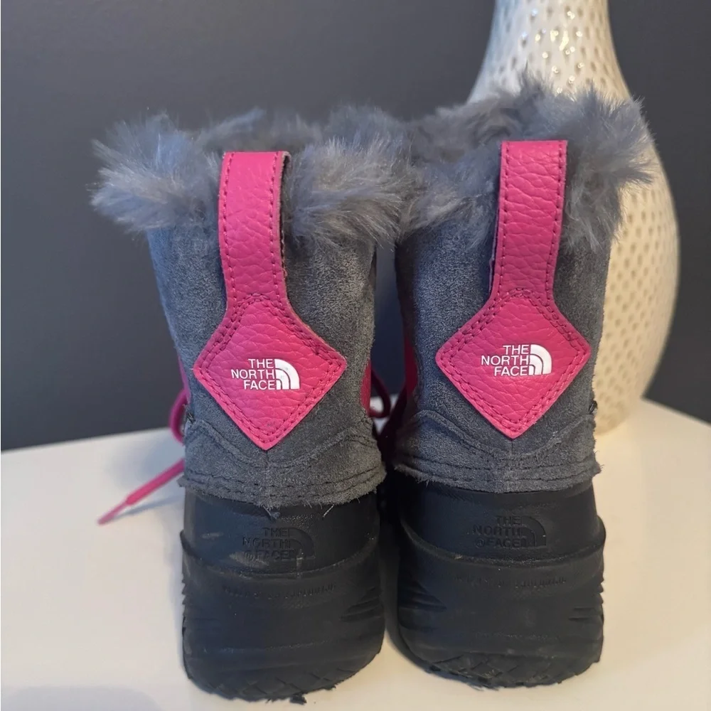 The North Face Youth Shellista Girls Snow Boot Size 3 Black Pink Waterproof. NEW - Picture 3 of 4